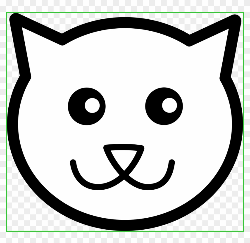 Image Black And White Dog Face Clipart Black And White - Clip Art Cat Face - Png Download