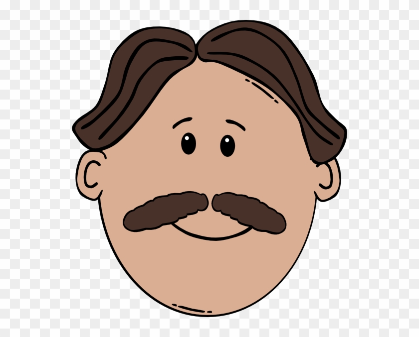 Graphic Library Library Moustache Man Free On Dumielauxepices - Man With Moustache Clip Art - Png Download