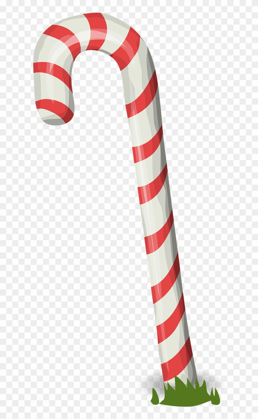 Candy Cane Clipart Kawaii - Candy Cane - Png Download