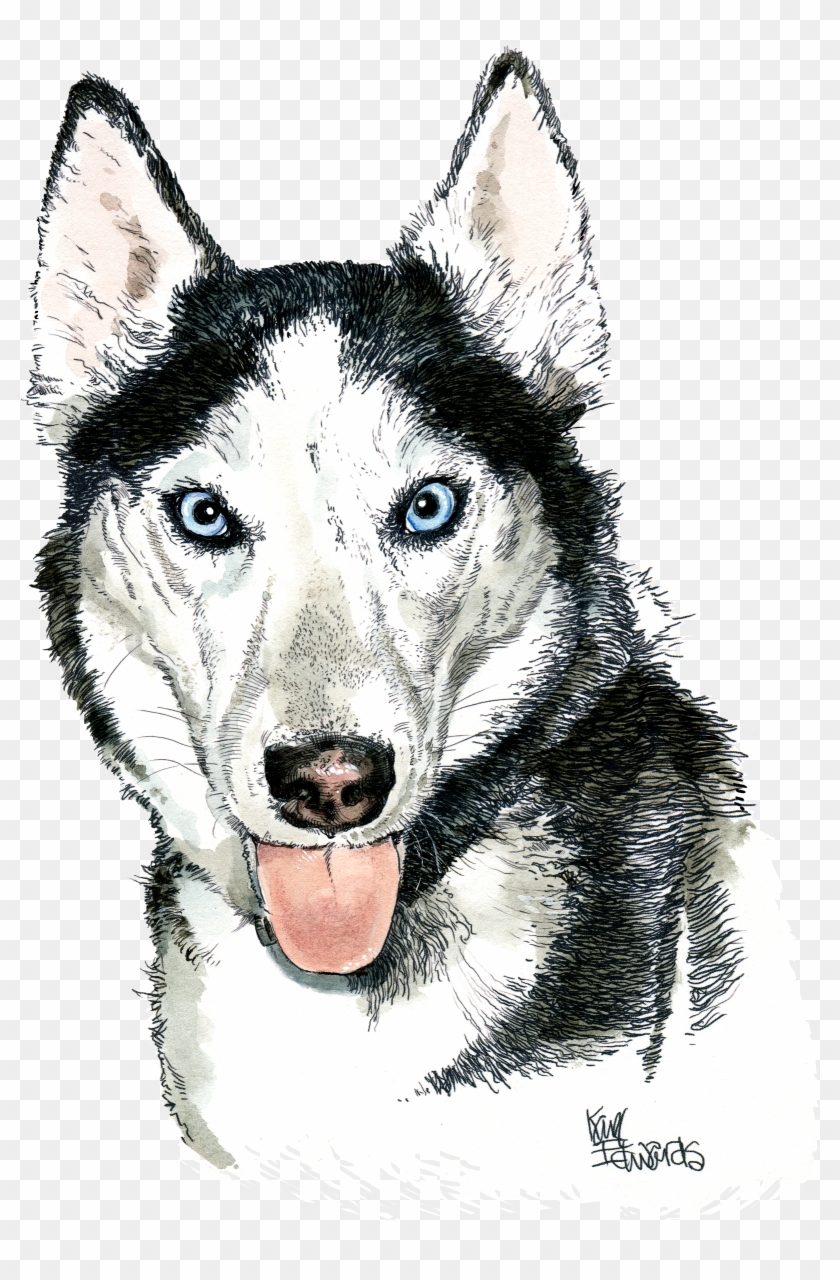 My Experience With Karl Edwards And His Brilliant Eye - Husky Dog Face Png Clipart #772271