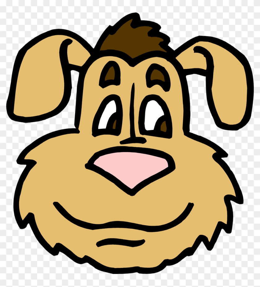 Clip Art Dog Face - Dog Head Coloring - Png Download #772427