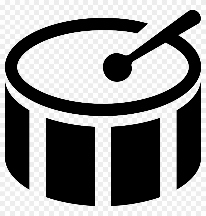 Png File Svg - Bass Drum Black And White Clipart
