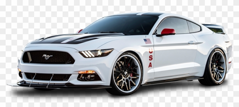 White Ford Mustang Apollo Car - 2018 Ford Mustang Limited Edition Clipart