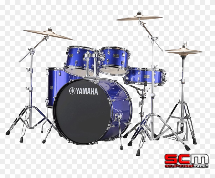 Yamaha Drum Png Pic - Drum Kit Blue Clipart