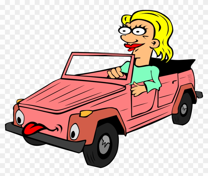 Cartoon Car Driving - Car Cartoon Gif Png Clipart