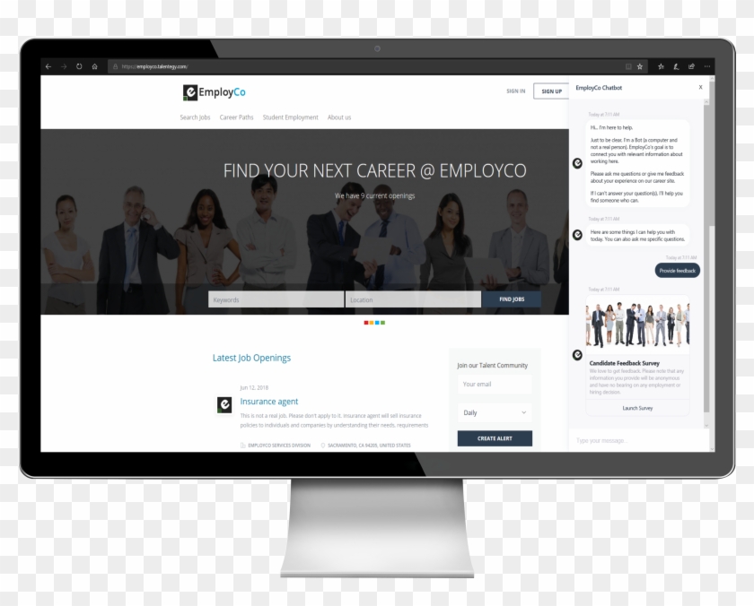 Chatbot-screen - Website Clipart