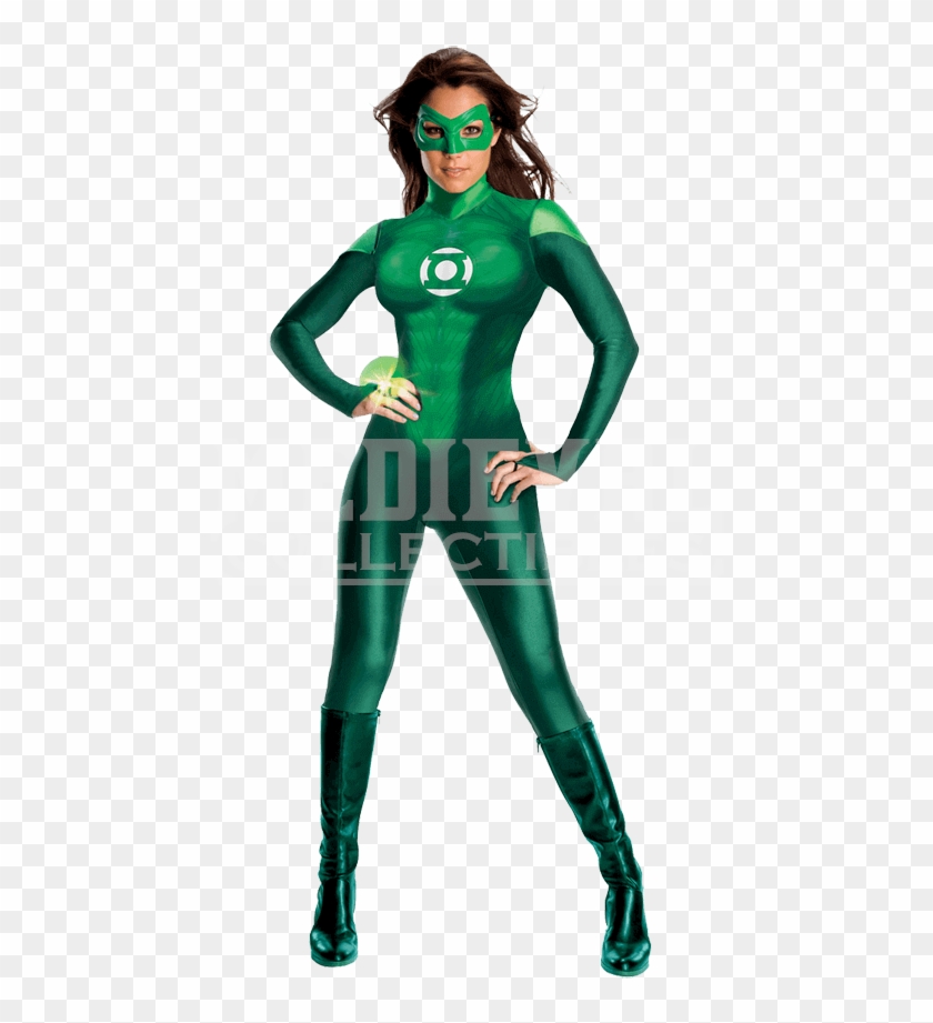 Womens Deluxe Green Lantern Costume - Female Superhero Green Lantern Clipart #773478