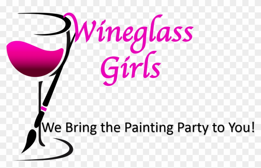 Girls Weekend With Wine Glass Logo , Png Download - Wine Glass Clipart #773517