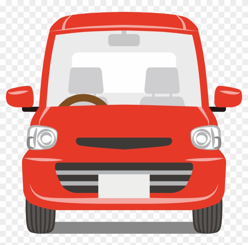 Car - Front Car Cartoon Png Clipart #773734