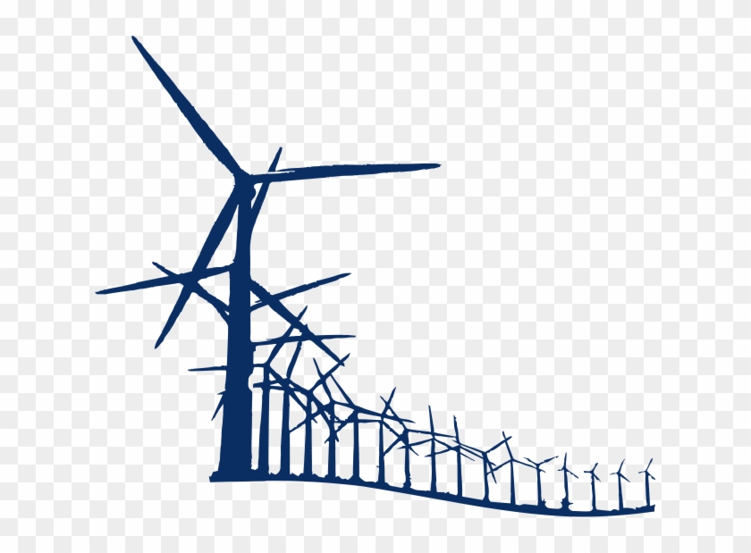 Wind Farm Png - Wind Turbine Farm Png Clipart