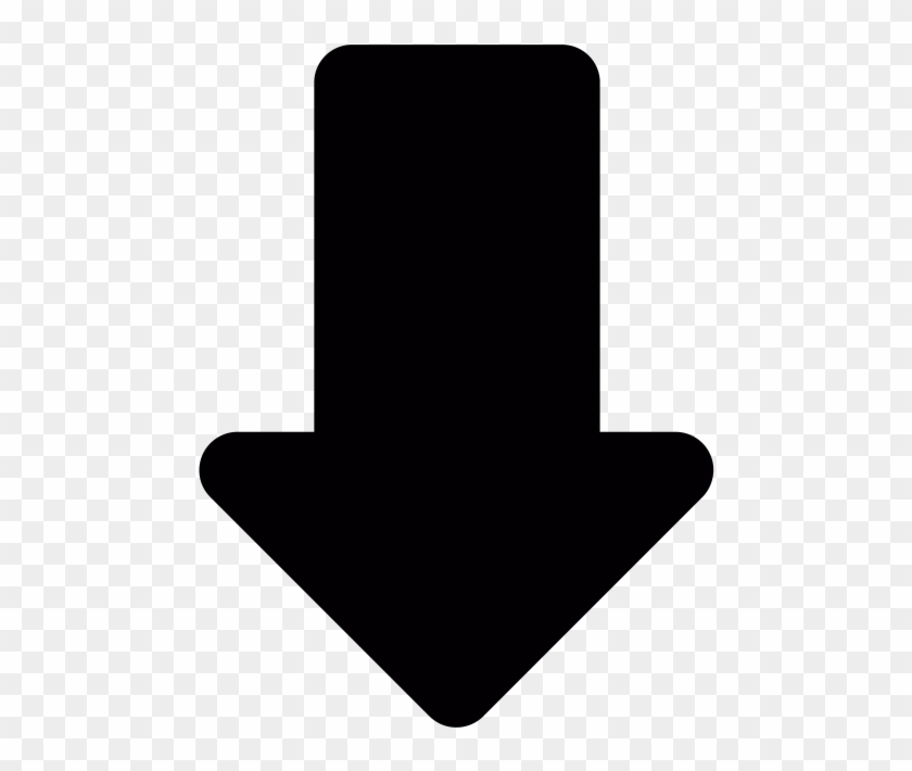 Arrow - Down Arrow Black Png Clipart #773891