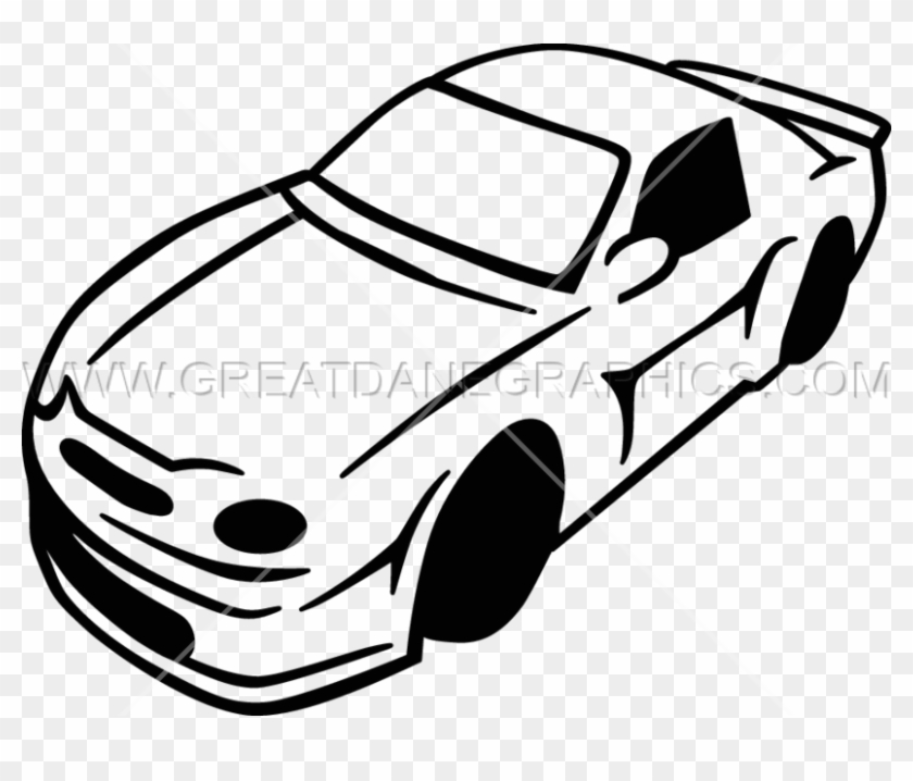 Two Tone Race Car - Sports Car Clipart