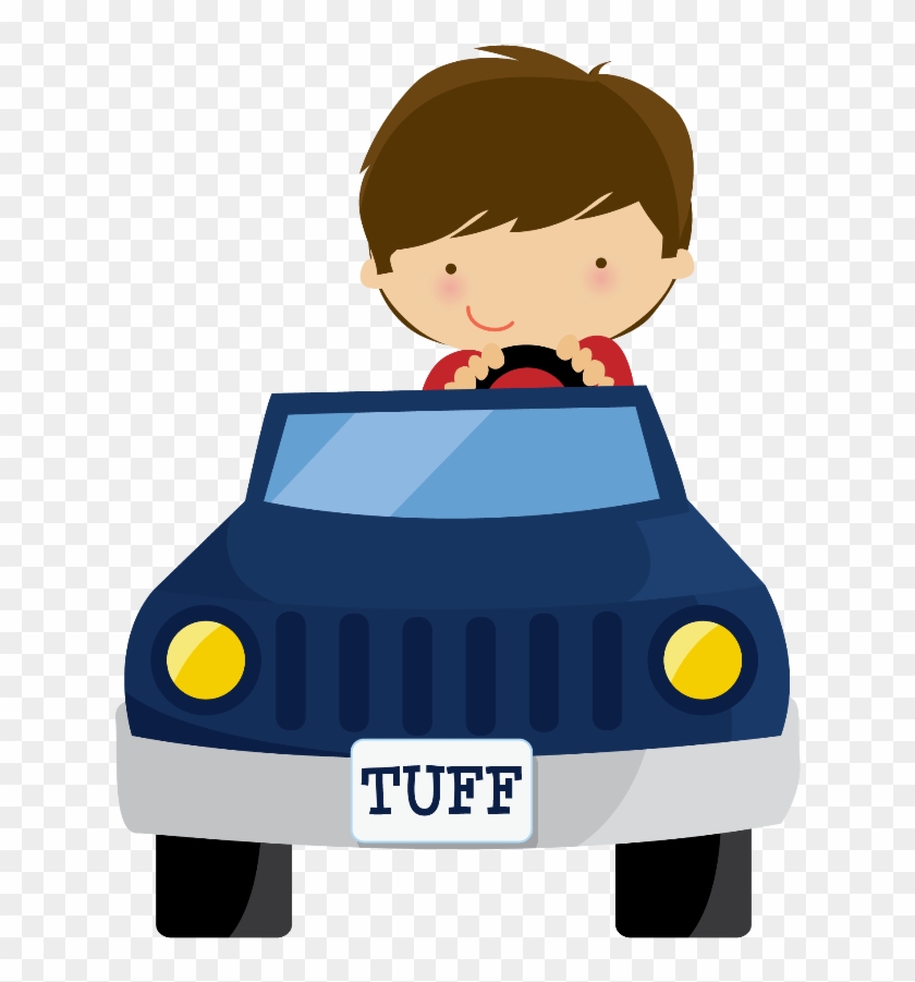 Jack Clipart Cartoon Car - Boy With Car Clipart - Png Download
