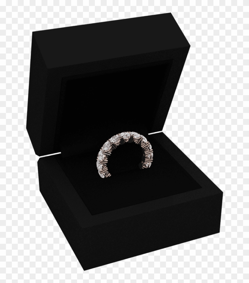 Diamond Eternity Rings Rose Gold Hearts Diamond Eternity - Diamond Clipart