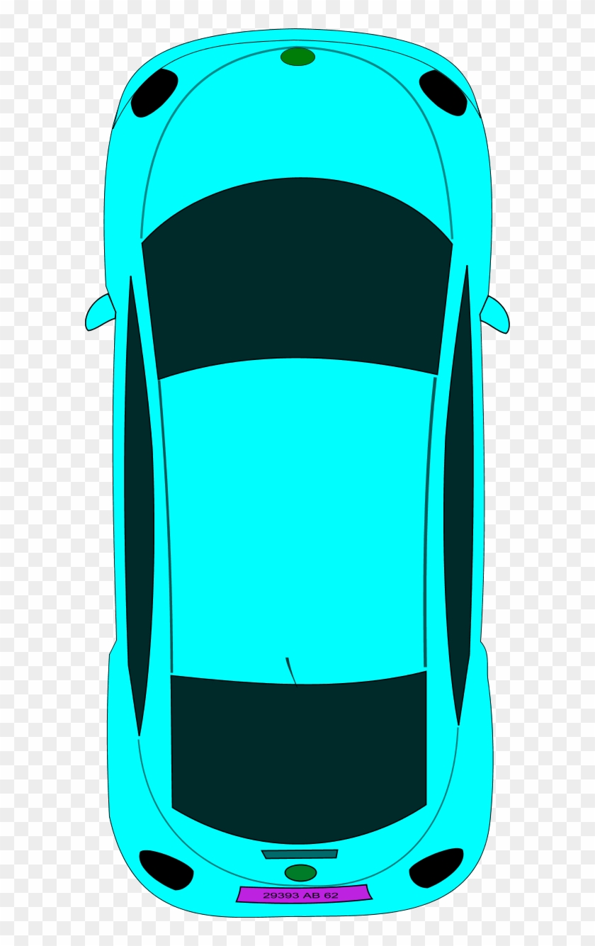 Vector Clip Art - Car Icon Top View - Png Download