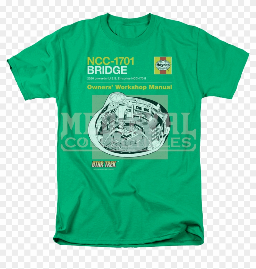 Star Trek Bridge Manual T Shirt - Shirt Clipart #774783