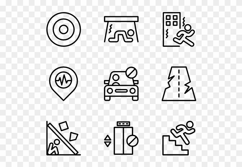 Earthquake - Makeup Icon Transparent Background Clipart