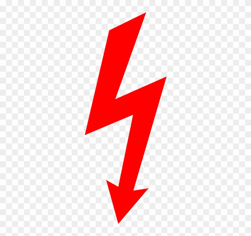 File - Lightning Symbol - Svg - Red Lightning Icon Png Clipart #775073