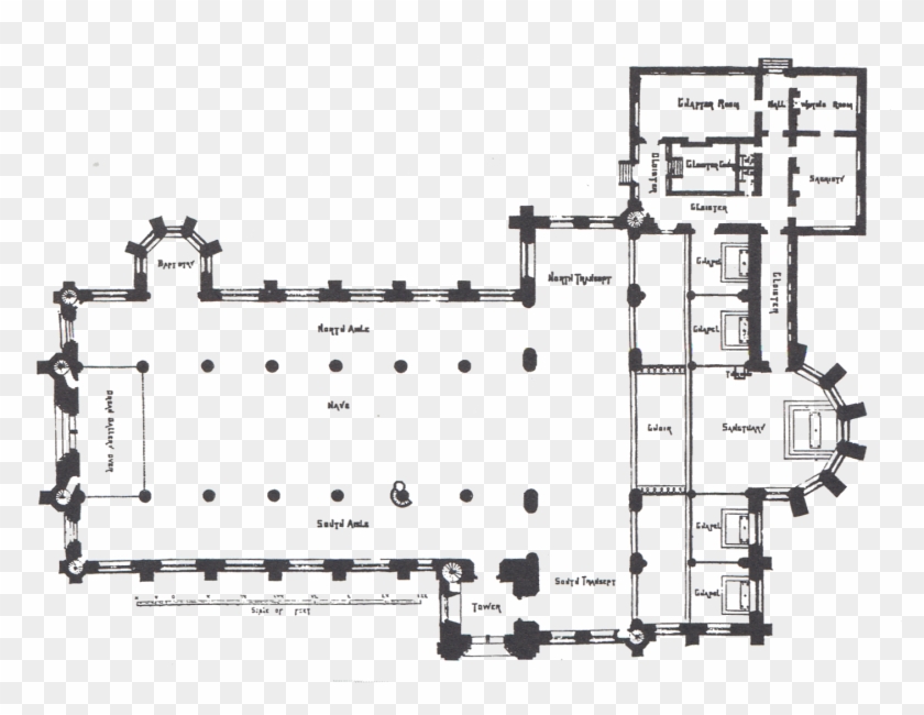 Monaghan Ground Plan Of St - Cathedral Ground Plan Clipart #775195