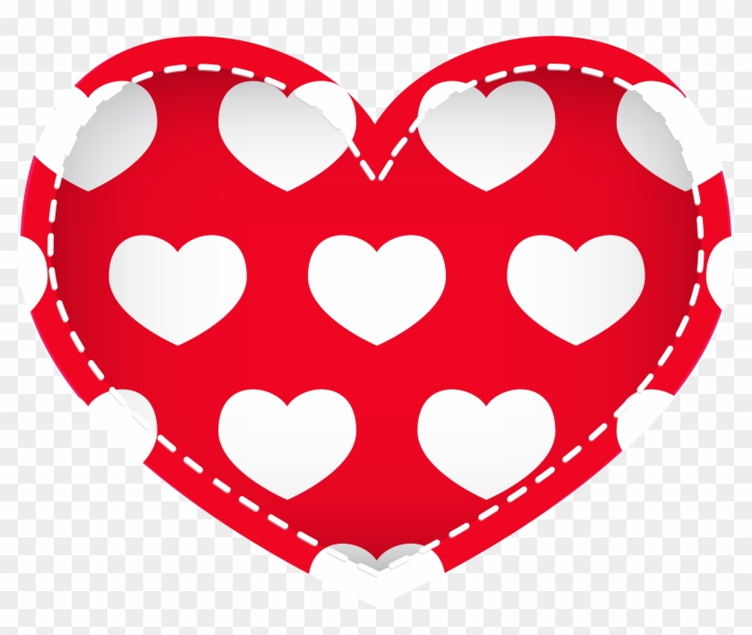 Free Png Red Heart With Hearts Png - Al Sba 15 Structure Clipart #775315