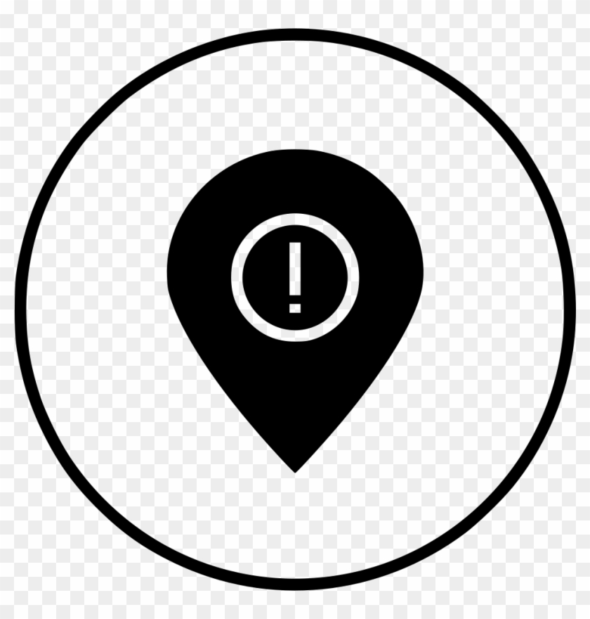 Location Pin Marker Destination Place Gps Navigation - Circle Clipart #775881