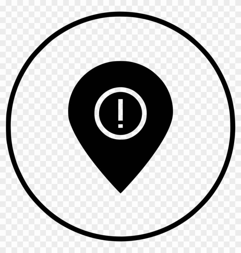 Location Pin Marker Destination Place Gps Navigation - Circle Clipart
