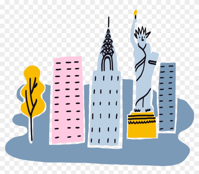 City Icons - Www - Hannahwarren - Com - Illustration Clipart