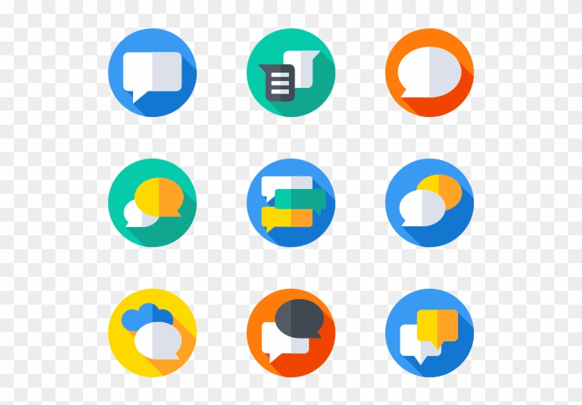 Speech Bubbles - Circle Clipart #776090