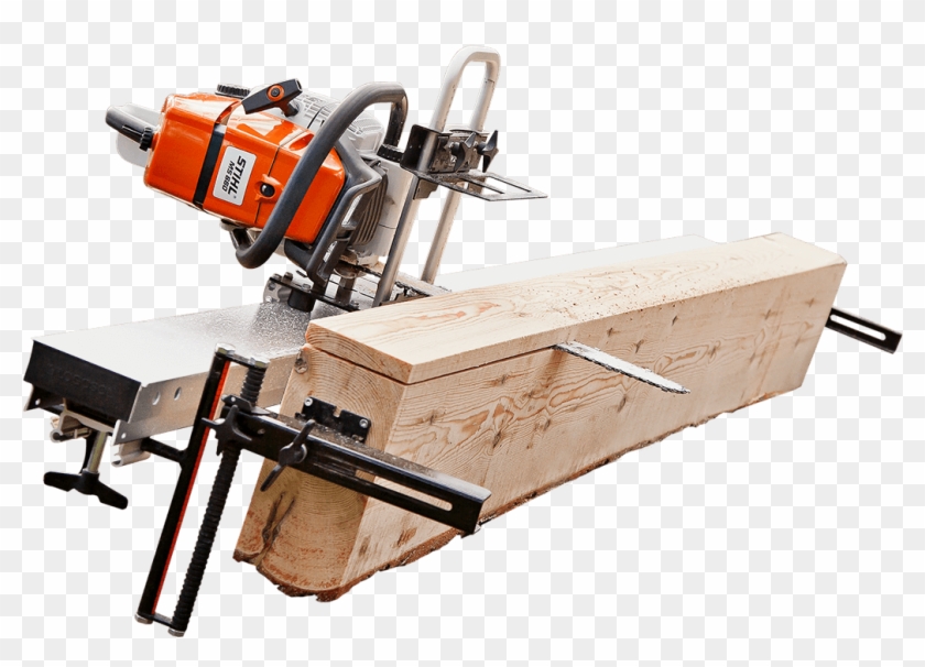 Cut Boards With Your Chainsaw - Logosol Timberjig Clipart