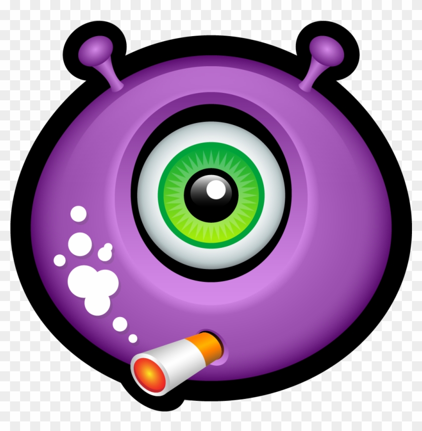 Monster - Monsters Smoking Clipart