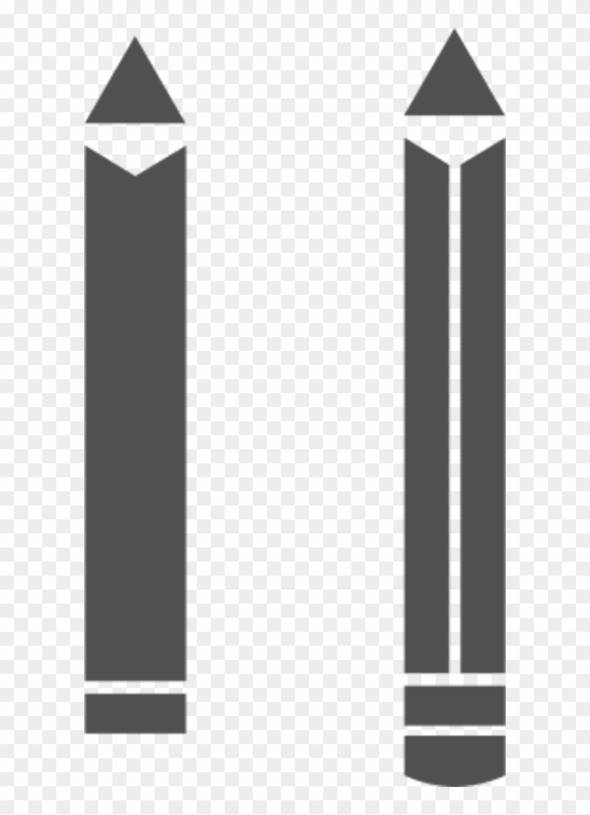 Blue Gradient Lead Pencil Clipart #776633