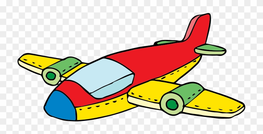 Airplane Cartoon Clip Art Free Clipart - Png Download #777899
