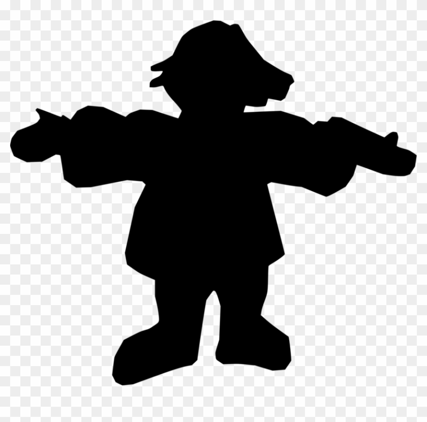 Silhouette Gosi Puppet The Adventures Of Pinocchio - Silhouette Puppet Transparent Clipart