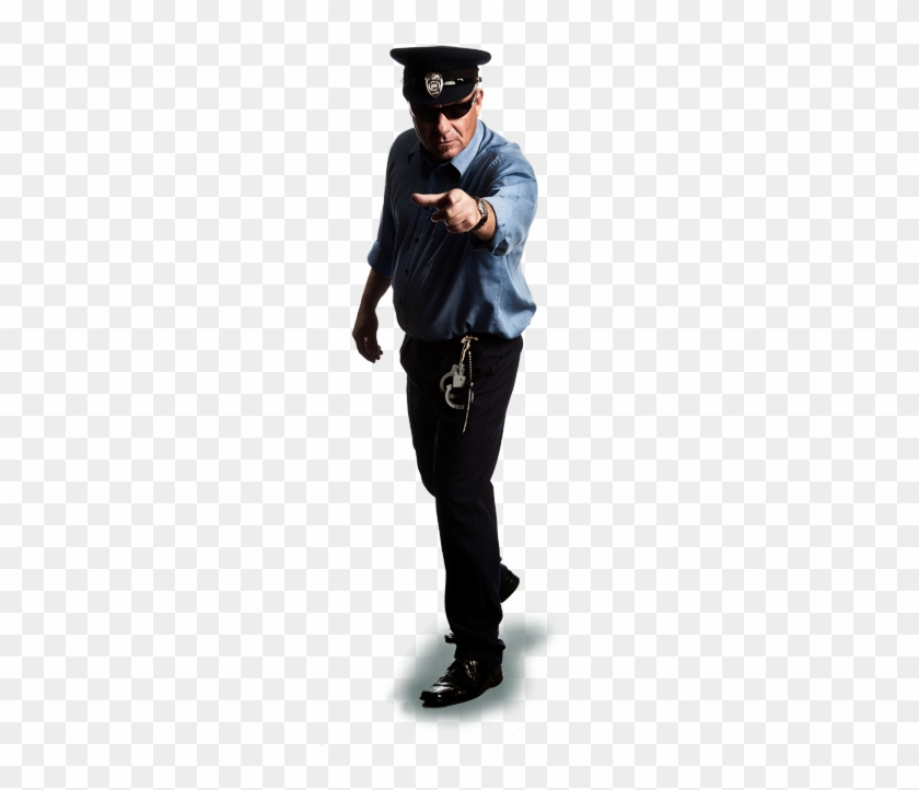 Southern Style Policeman - Standing Clipart #777995