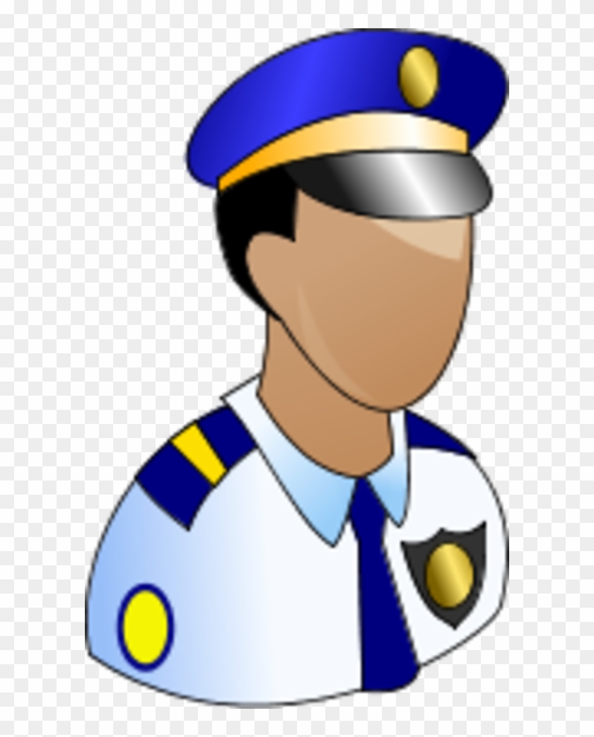 Vector Clip Art - Police Man - Png Download #778005