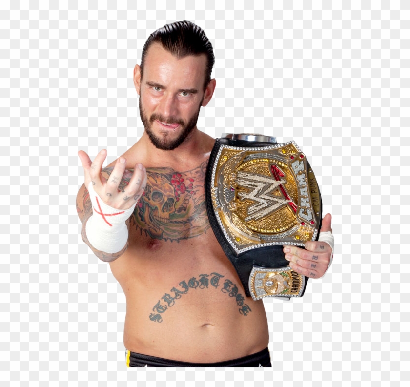 Cm Punk Png Clipart - Cm Punk Wwe World Heavyweight Championship Transparent Png