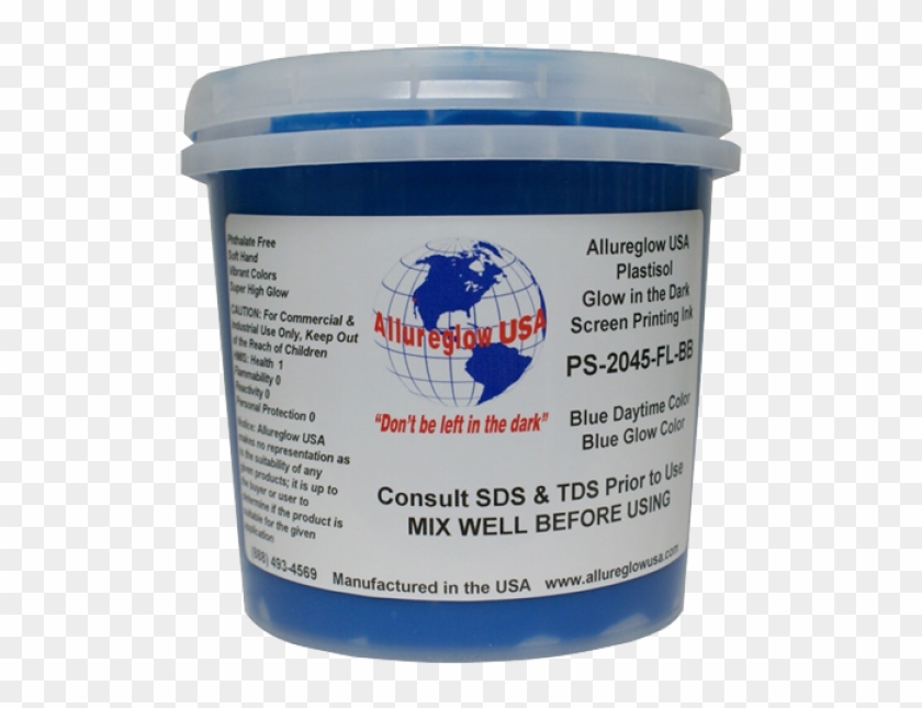 Allureglow Plastisol Ink Glow In The Dark Blue/ Blue - Koi Clipart #778333