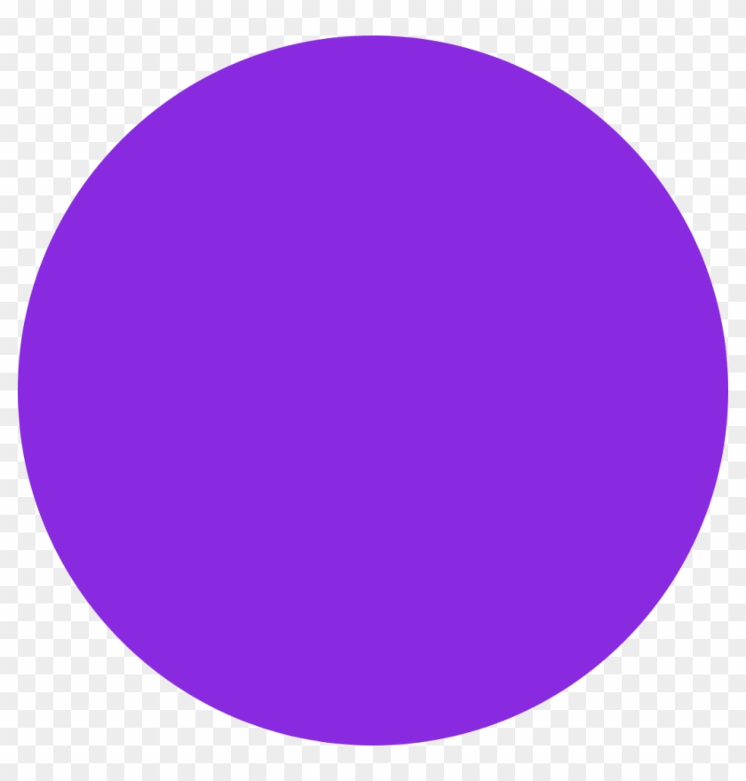 Disc Plain Violet - Circle Clipart #778749
