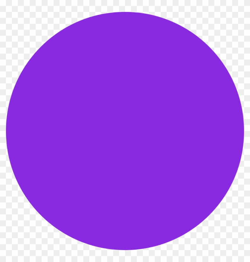 Disc Plain Violet - Circle Clipart #778749