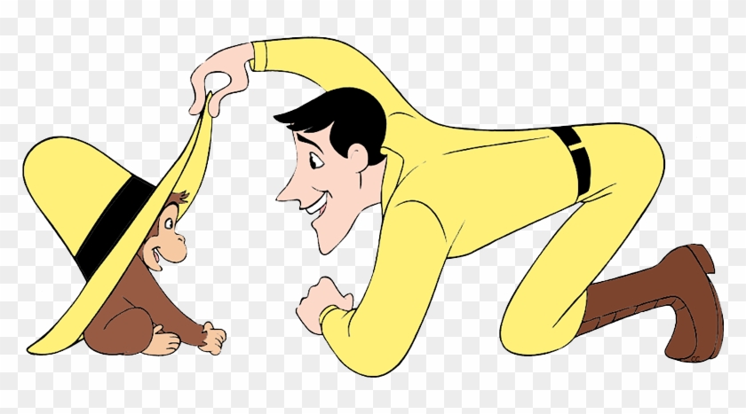 From Curious George, The Beloved Tale Of A Mischievous - Man And The Yellow Hat Clipart