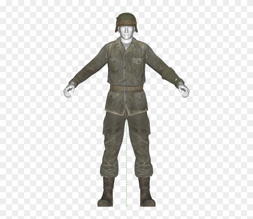 Dirty Army Fatigues - Fallout 76 Army Fatigues Clipart
