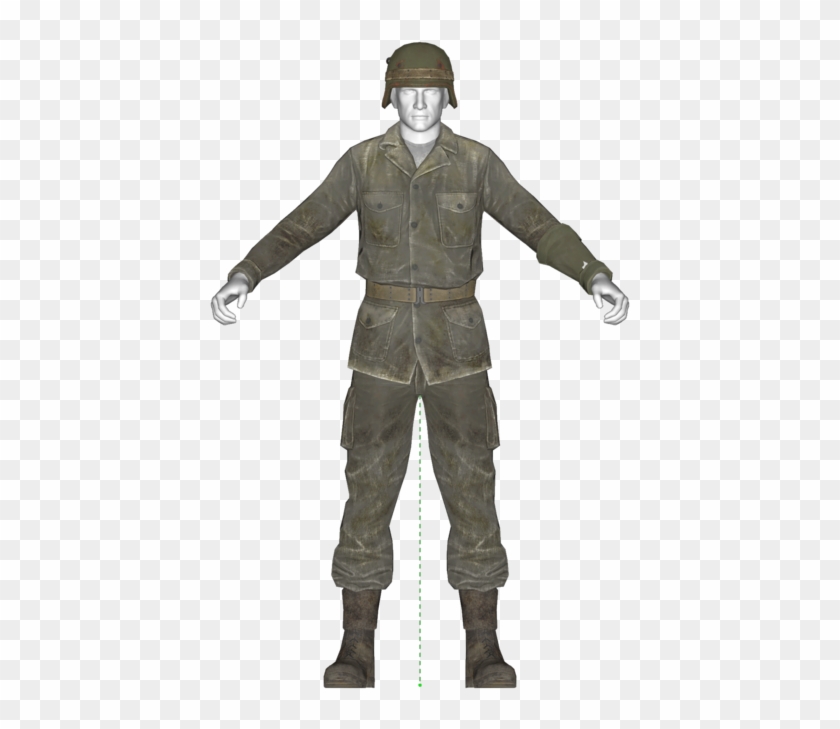 Dirty Army Fatigues - Fallout 76 Army Fatigues Clipart #779125