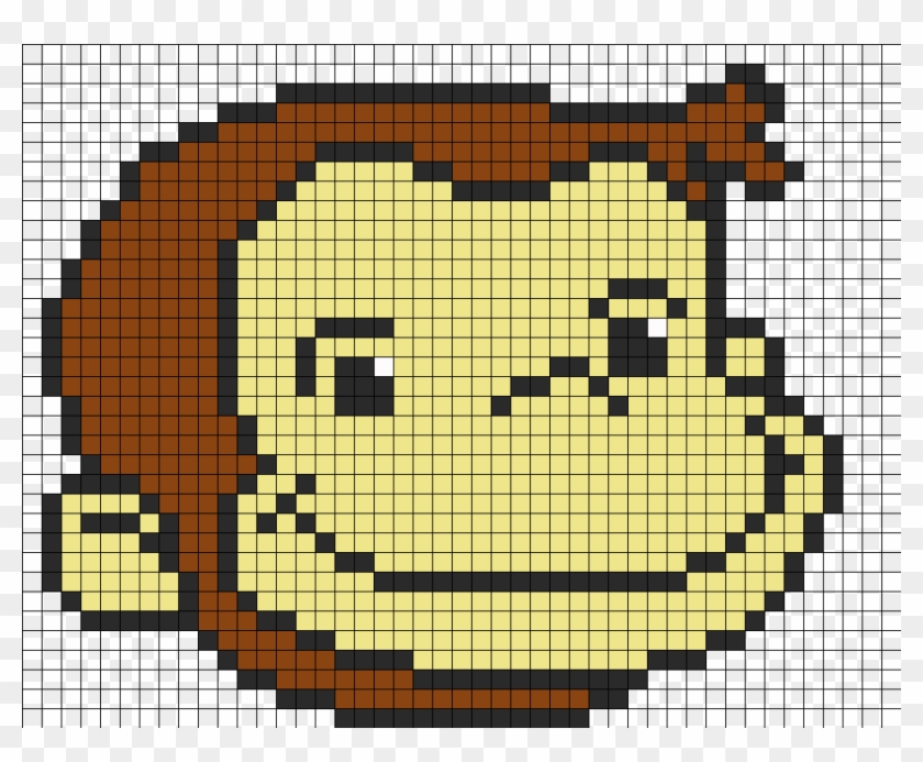 Curious George Perler Bead Pattern / Bead Sprite - Curious George Pixel Art Clipart #779252