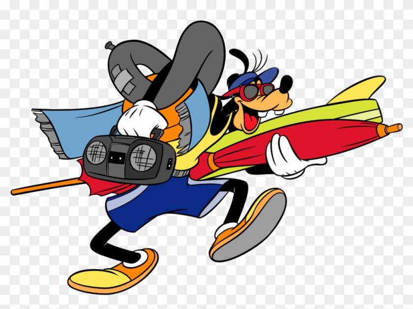 Goofy Png - Goofy At The Beach Clipart