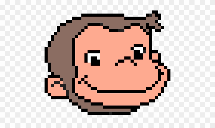 Curious George - Curious George Pixel Art Clipart