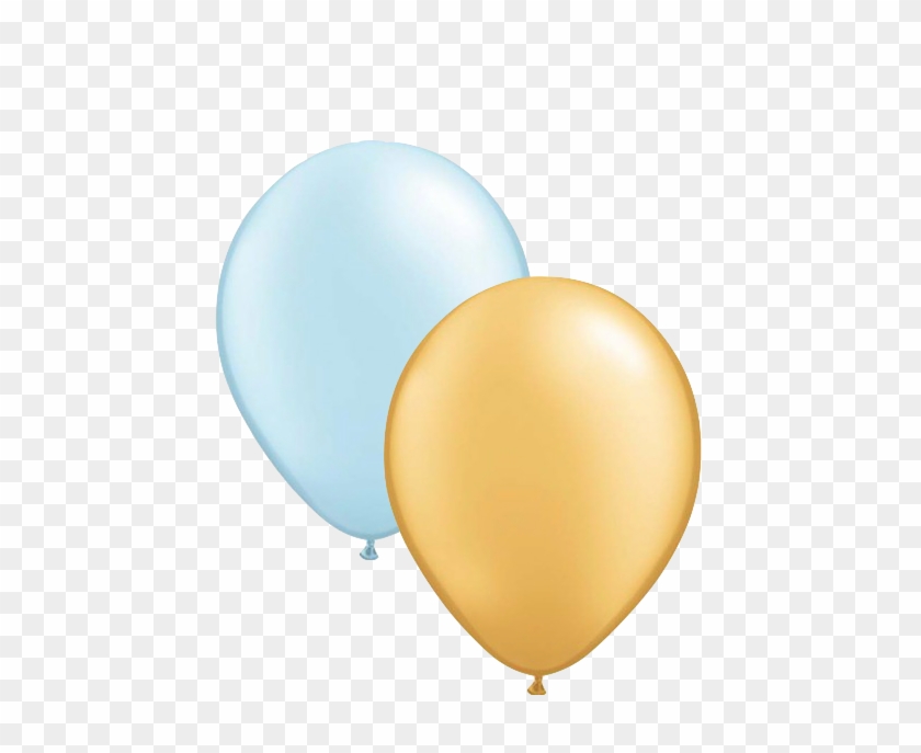 Mini Blue & Gold Balloons - Balloon Clipart