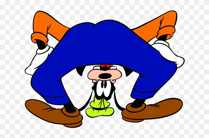Crazy Goofy - Goofy Upside Down Clipart