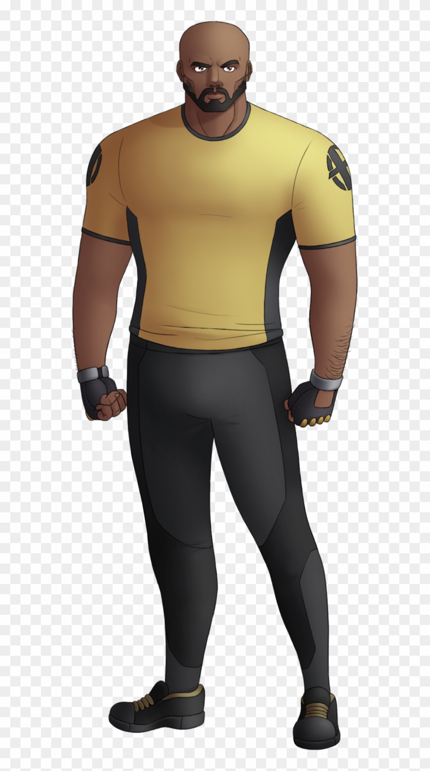 M039 Luke Cage By Green Mamba - Spandex Clipart #779725