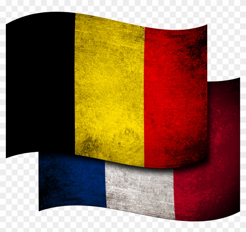 Belgian & French Flags Clipart