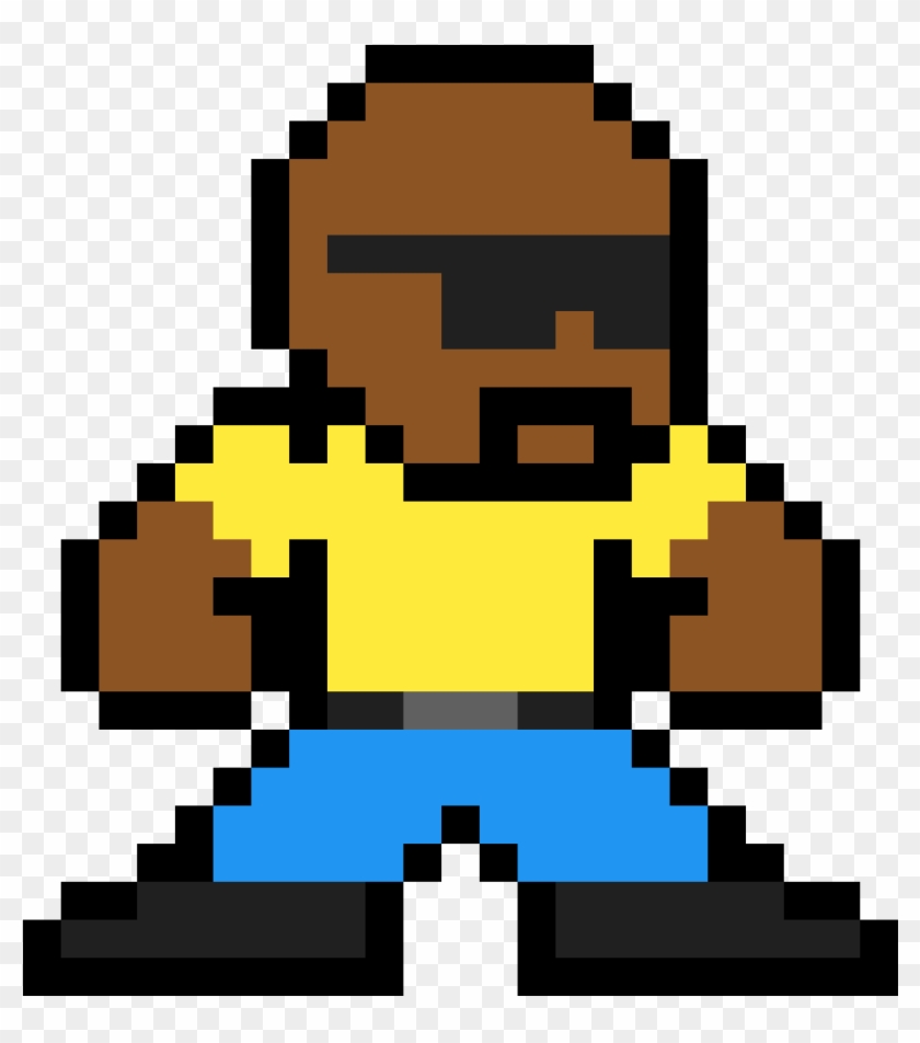 Luke Cage - Mega Man Sprite Png Clipart #779780